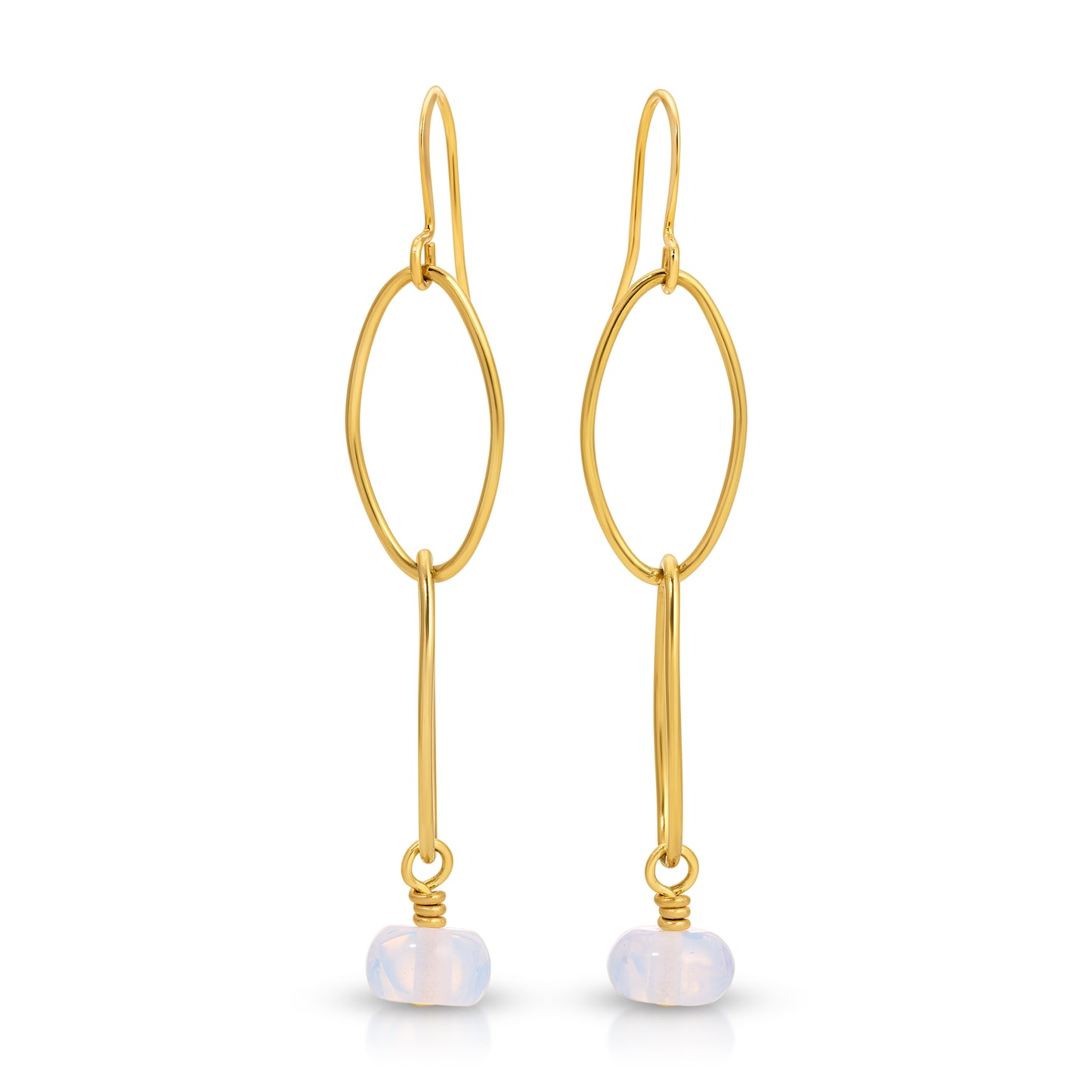 Opalite Link Dangle Earrings