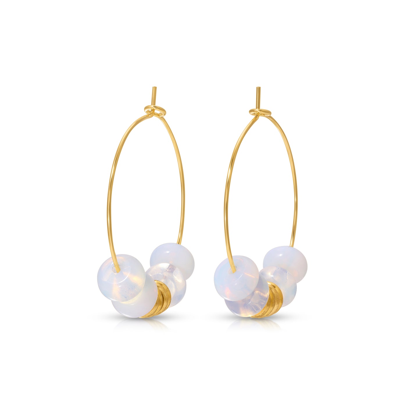 Opalite Hoops