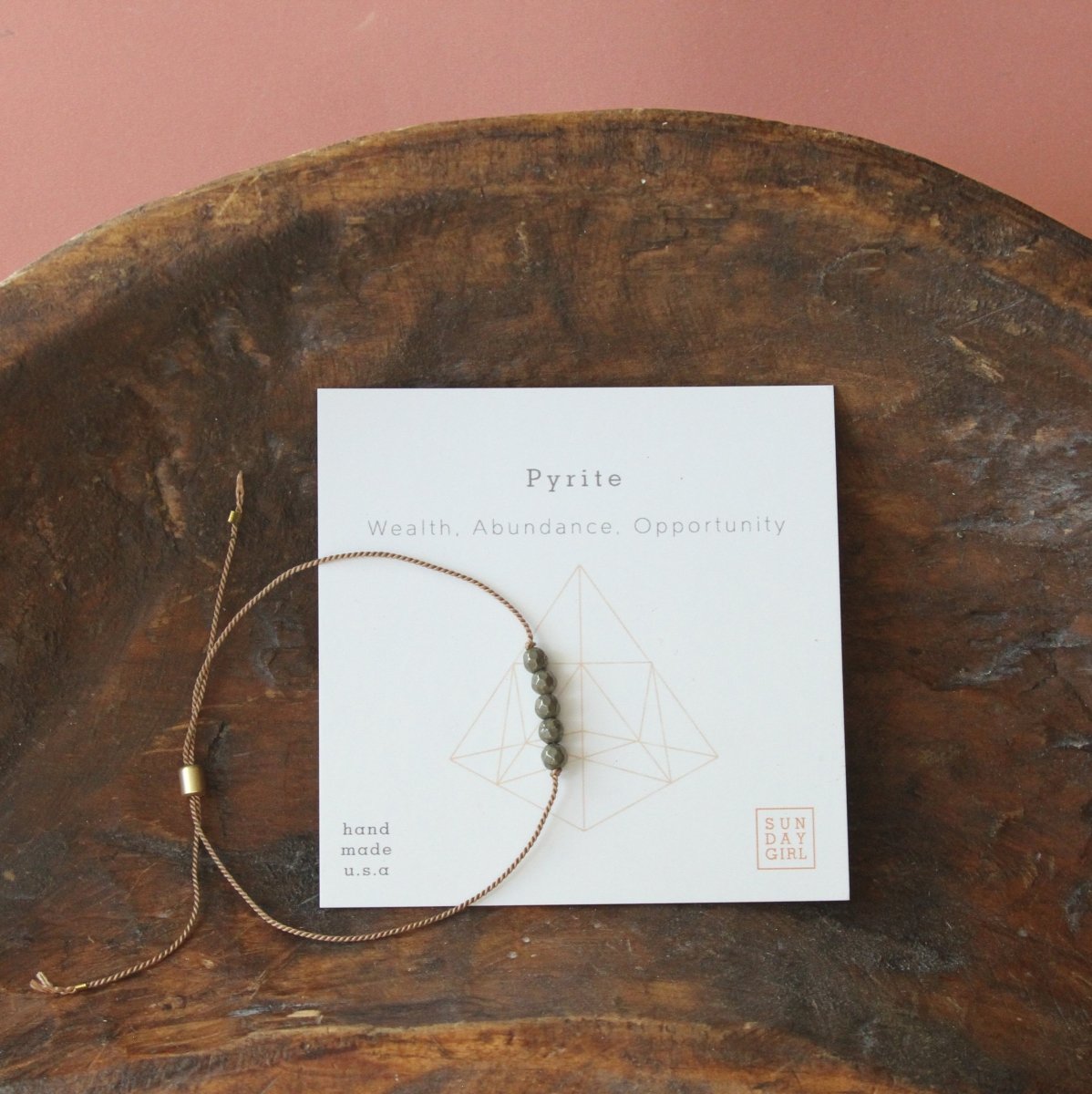 CGB - PYR | Crystal Intention Bracelet - Pyrite - Sunday Girl by Amy DiLamarraBracelet