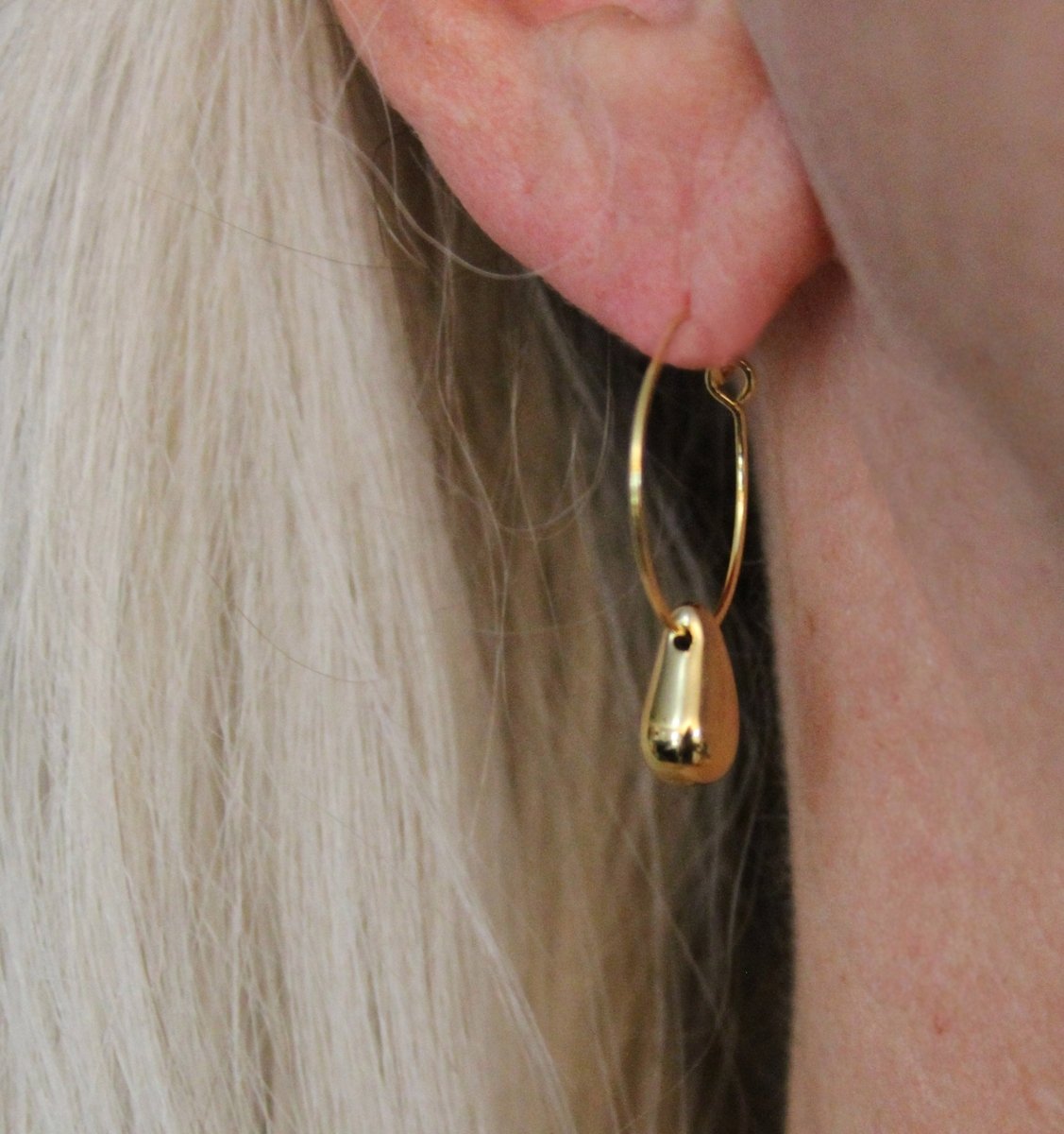 ER - 686 | Mini Dew Drop Hoops - Sunday Girl by Amy DiLamarraEarrings
