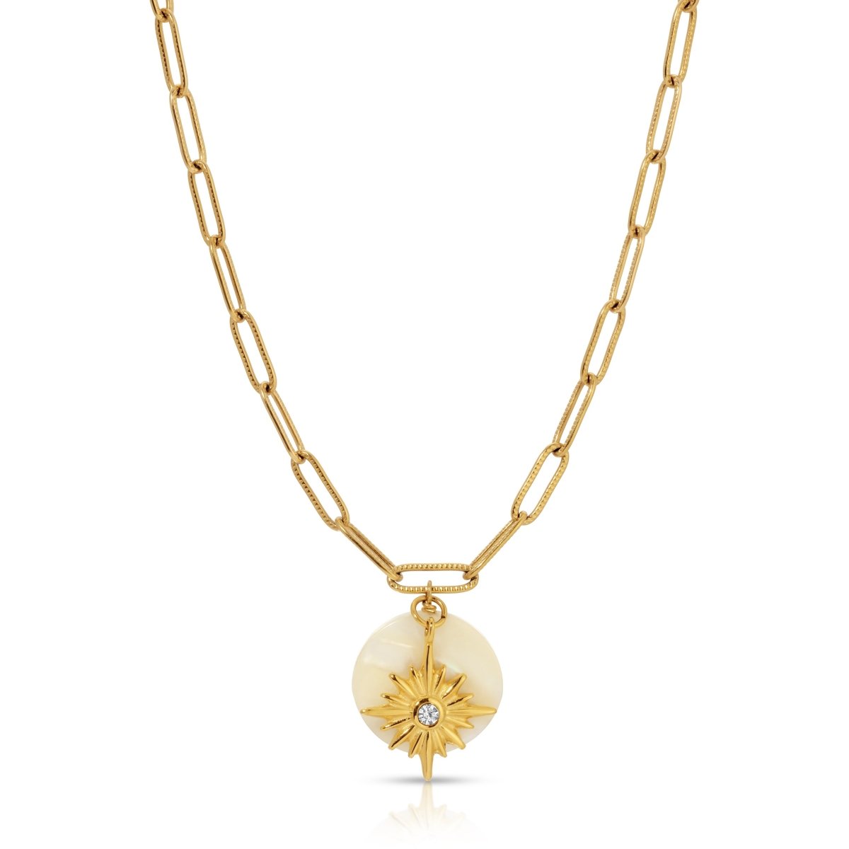 NK - 668 | Big Star & Moon Necklace - Sunday Girl by Amy DiLamarraNecklaces