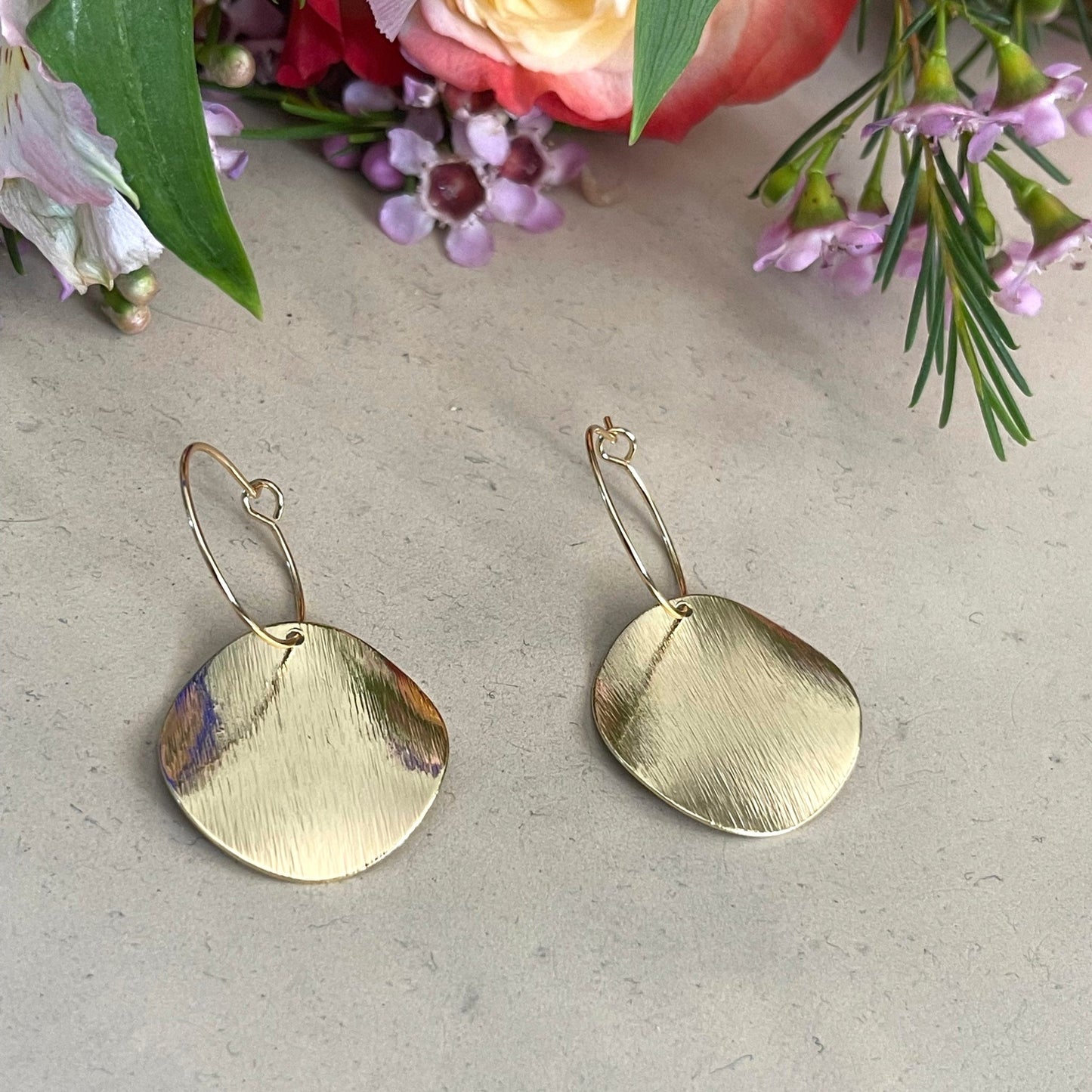 Bang a Gong Hoops - Sunday Girl by Amy DiLamarraEarrings