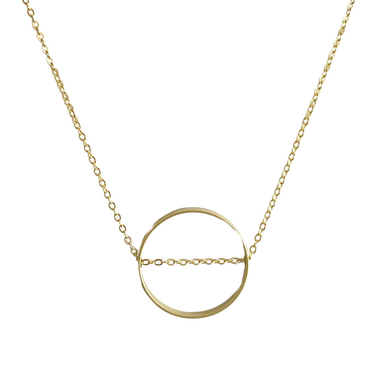 Circle Intersected Necklace - Sunday Girl by Amy DiLamarraNecklace