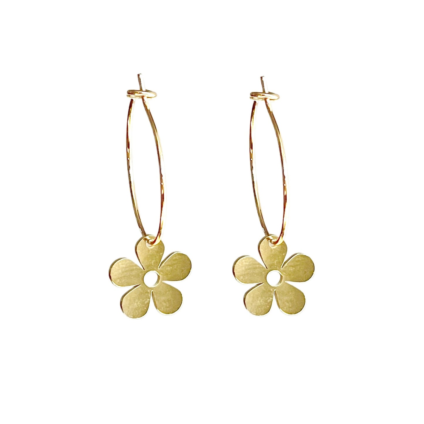 Mini Daisy Hoops - Sunday Girl by Amy DiLamarraEarrings