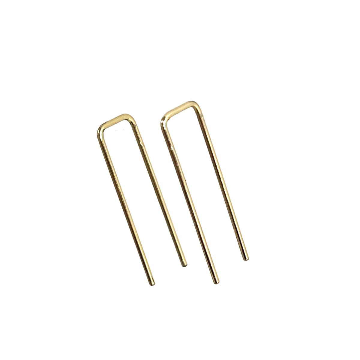Rectangle Feed-Through Earrings - Sunday Girl by Amy DiLamarraEarrings