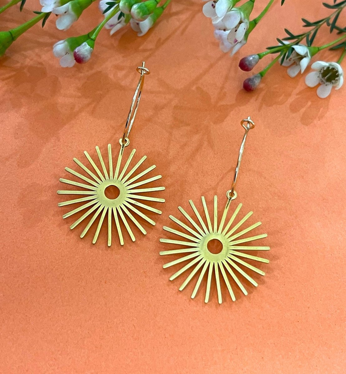 Sunshine Hoop Earrings - Sunday Girl by Amy DiLamarraEarrings