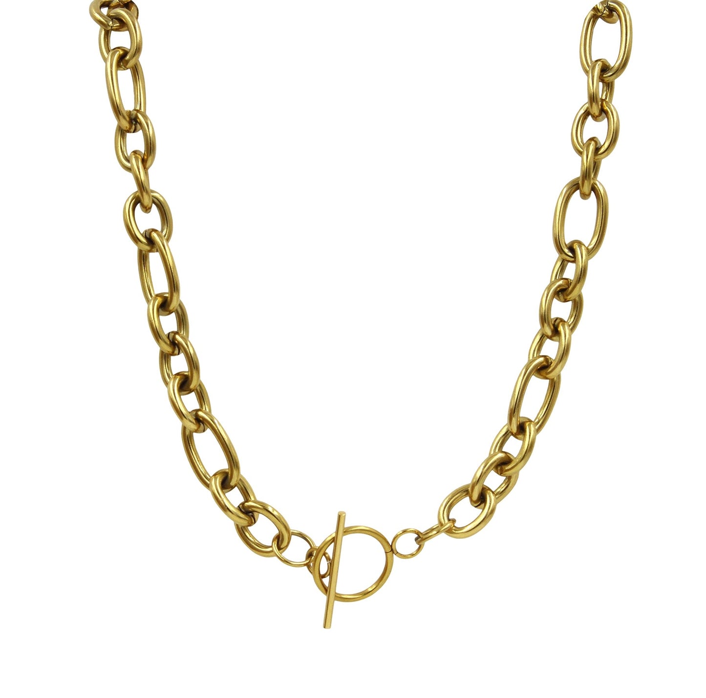 Vivienne Chunky Chain Toggle Necklace