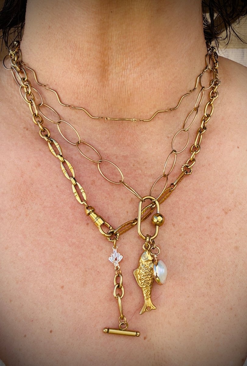 Deco Vintage Y-Necklace - Sunday Girl by Amy DiLamarraNecklaces