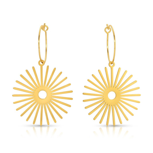 ER - 558 | Sunshine Hoop Earrings - Sunday Girl by Amy DiLamarraEarrings