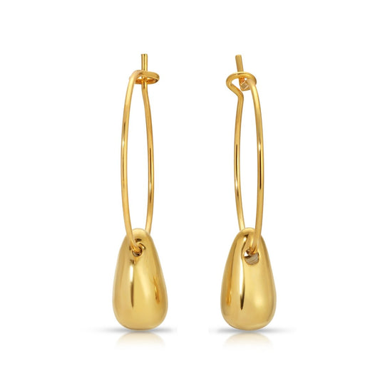 ER - 686 | Mini Dew Drop Hoops - Sunday Girl by Amy DiLamarraEarrings