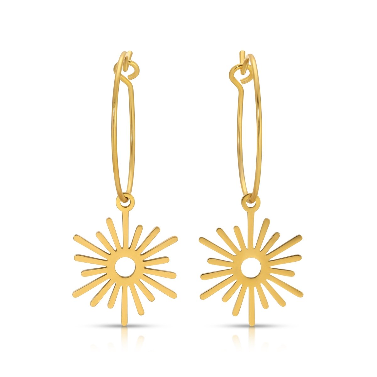 ER - 687 | | Bright Star Hoop - Sunday Girl by Amy DiLamarraEarrings