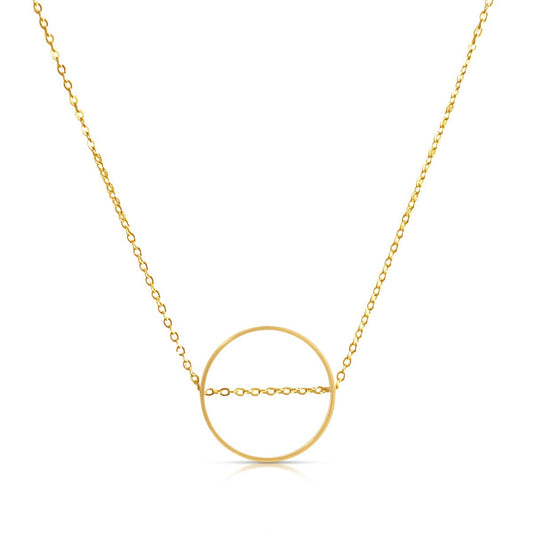 NK - 136 | Circle Intersected Necklace - Sunday Girl by Amy DiLamarraNecklace
