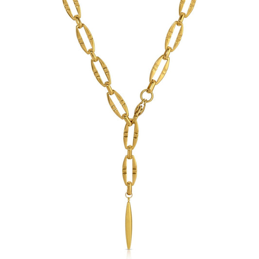 NK - 644 | Andrea Chunky Chain Point Necklace - Sunday Girl by Amy DiLamarraNecklaces