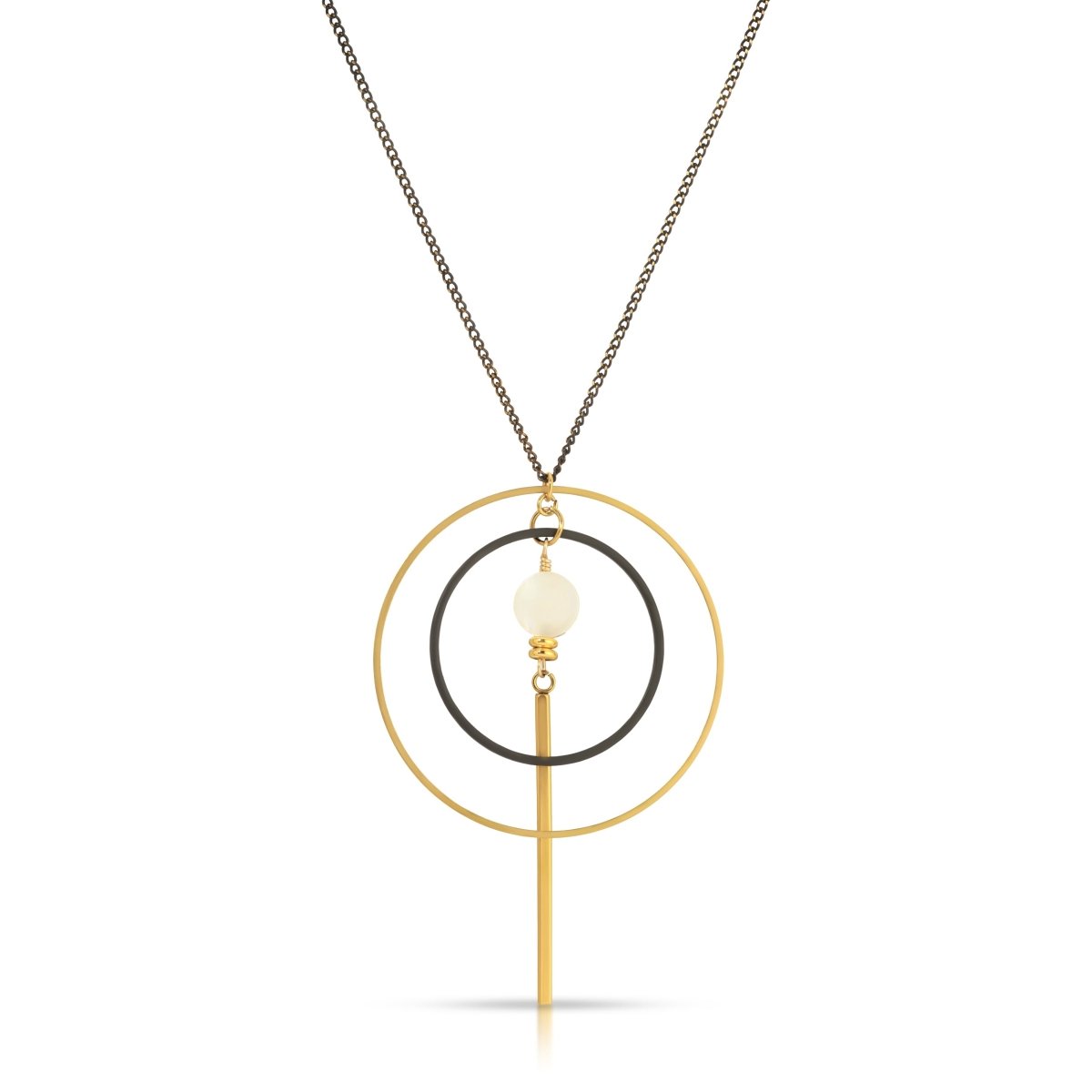 NK - 683 | Orbital 2 - Tone Necklace - Sunday Girl by Amy DiLamarraNecklace