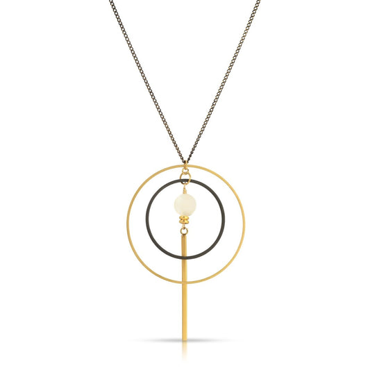 NK - 683 | Orbital 2 - Tone Necklace - Sunday Girl by Amy DiLamarraNecklace