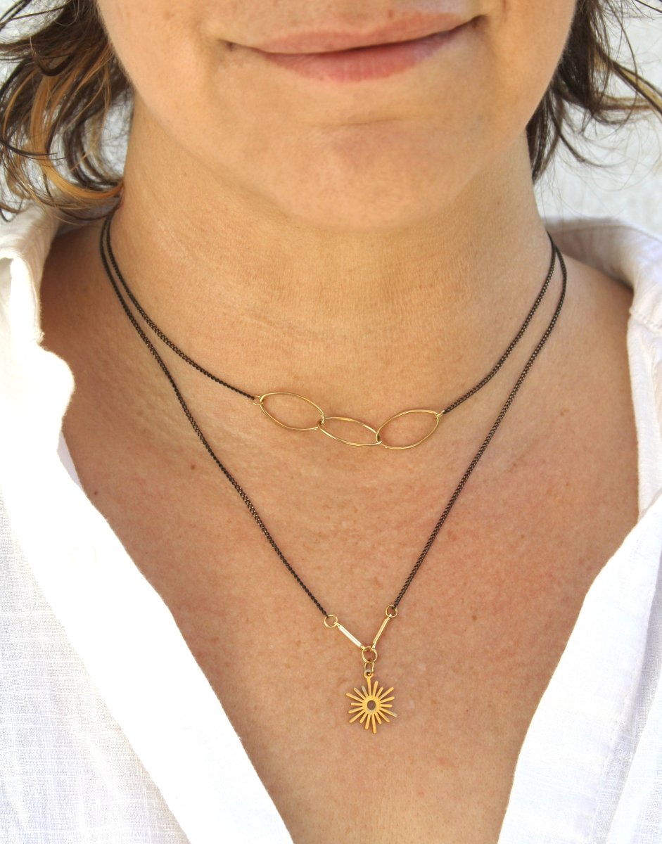NK - 684 | Synchronicity 2 - tone Necklace - Sunday Girl by Amy DiLamarraNecklace