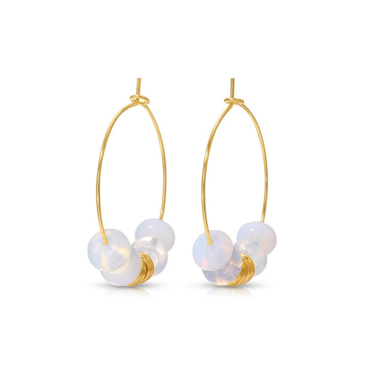 Opalite Hoops - Sunday Girl by Amy DiLamarraEarrings