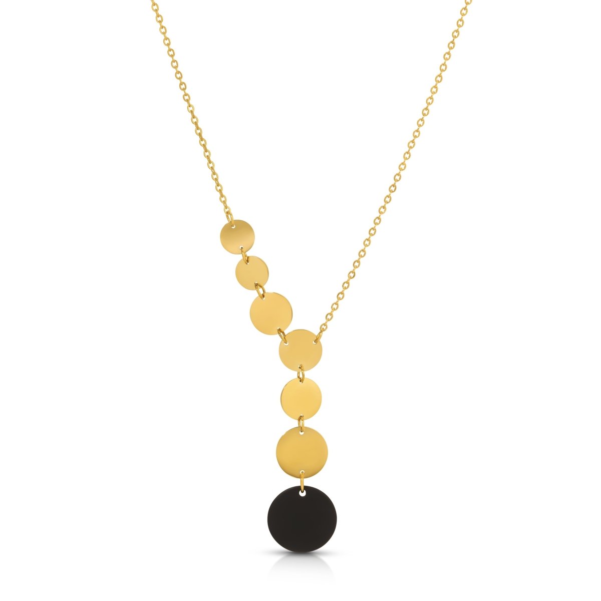 Paola Asymmetrical 2 tone Geo - Chic Necklace - Sunday Girl by Amy DiLamarraNecklaces