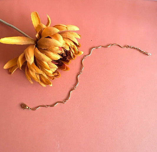 Ribbon Chain Bracelet - Sunday Girl by Amy DiLamarraBracelet