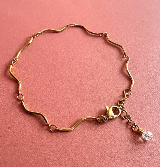 Ribbon Chain Bracelet - Sunday Girl by Amy DiLamarraBracelet
