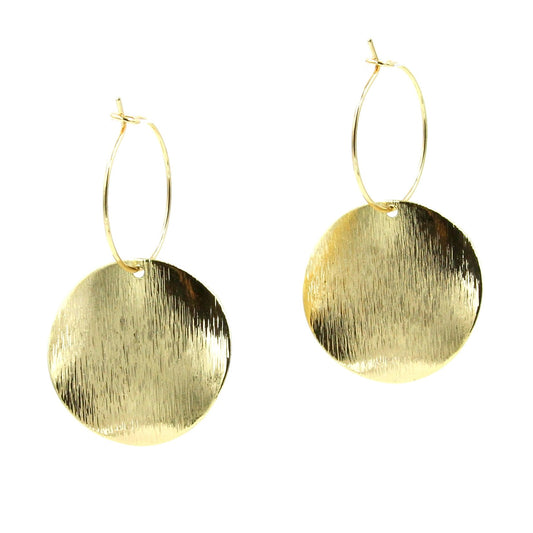 Bang a Gong Hoops - Sunday Girl by Amy DiLamarraEarrings