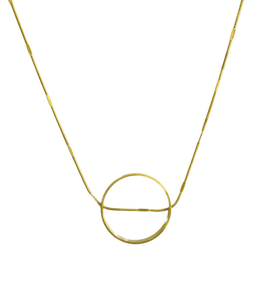 Circle Intersected Necklace - Sunday Girl by Amy DiLamarraNecklace