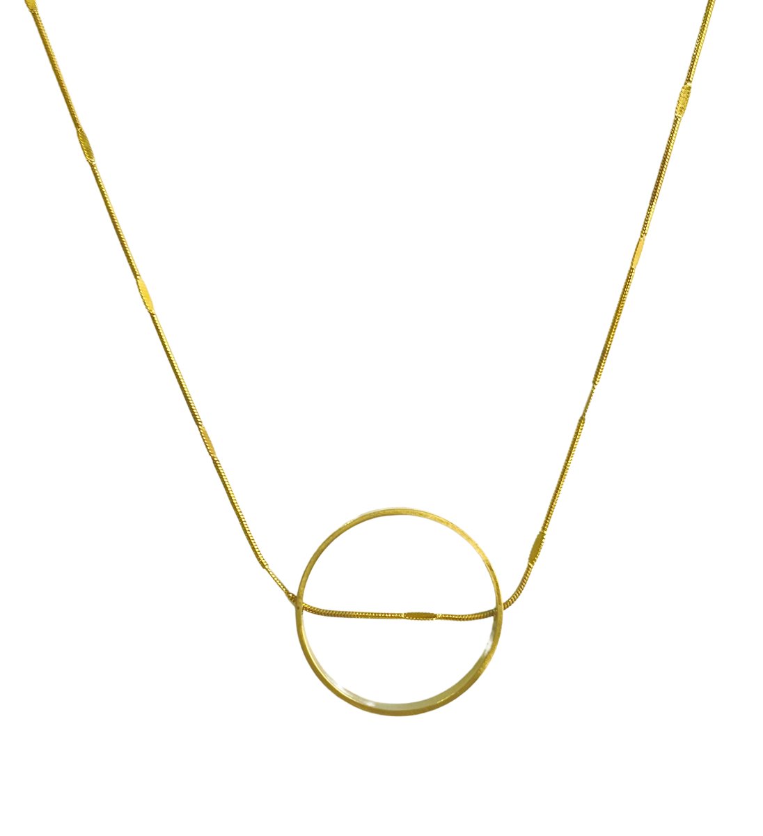 Circle Intersected Necklace - Sunday Girl by Amy DiLamarraNecklace