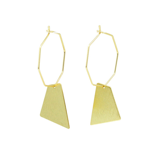Congruent Geo Chic Hoops - Sunday Girl by Amy DiLamarraEarrings