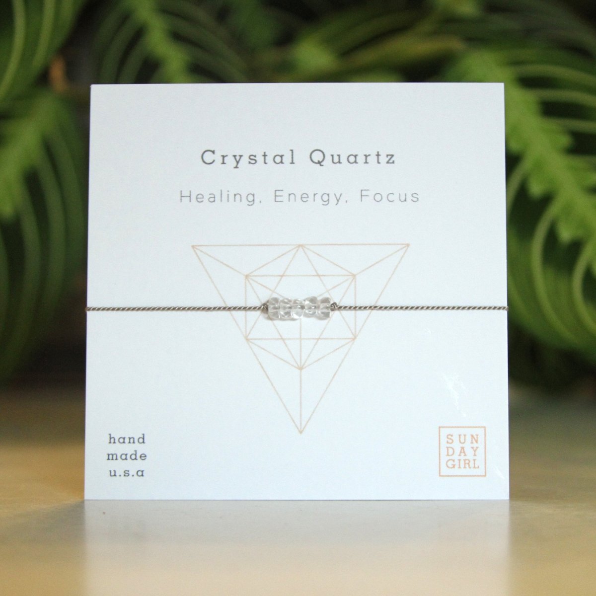 Crystal Intention Bracelet - Crystal Quartz - Sunday Girl by Amy DiLamarraBracelet