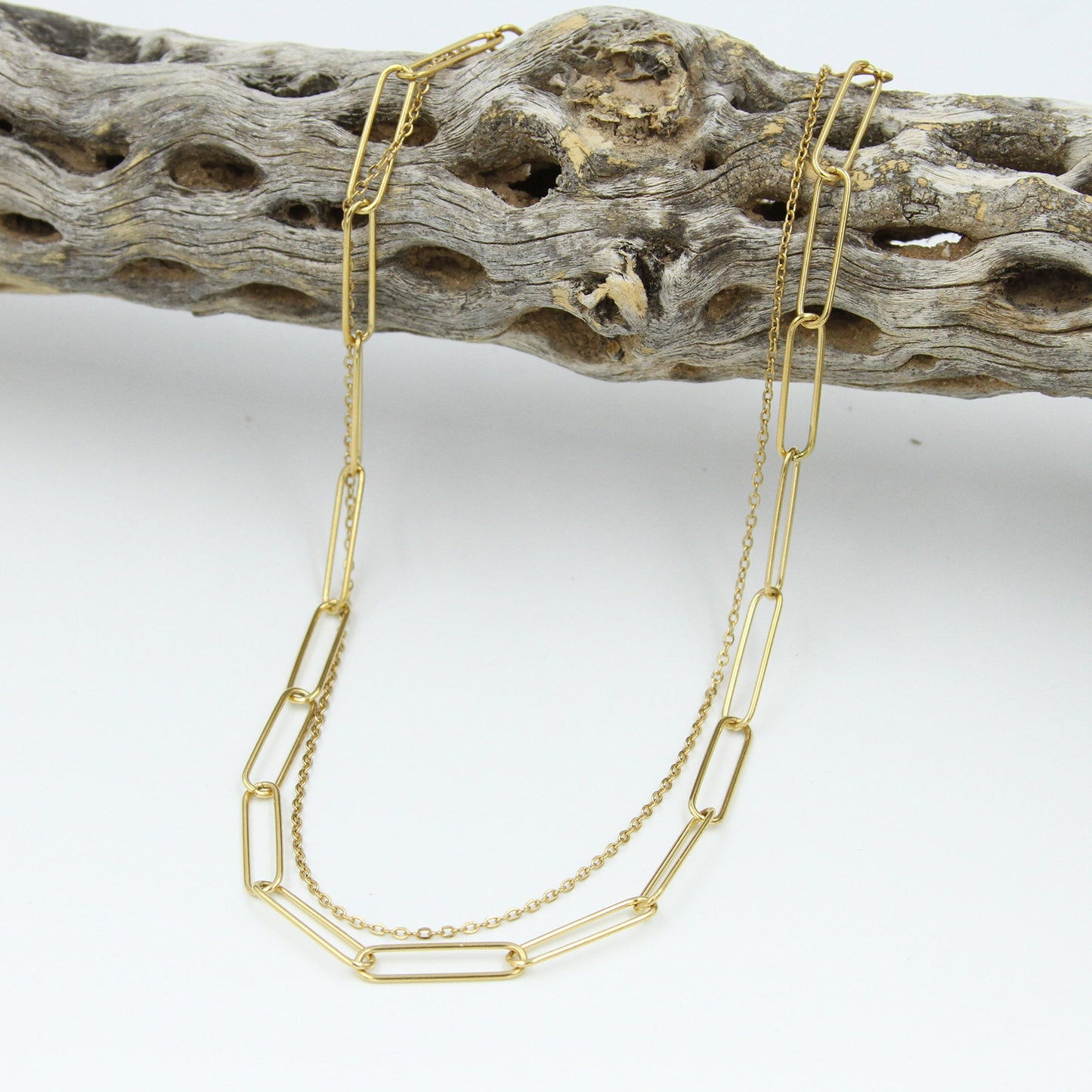 London Paperclip Chain Necklace - Sunday Girl by Amy DiLamarraNecklaces