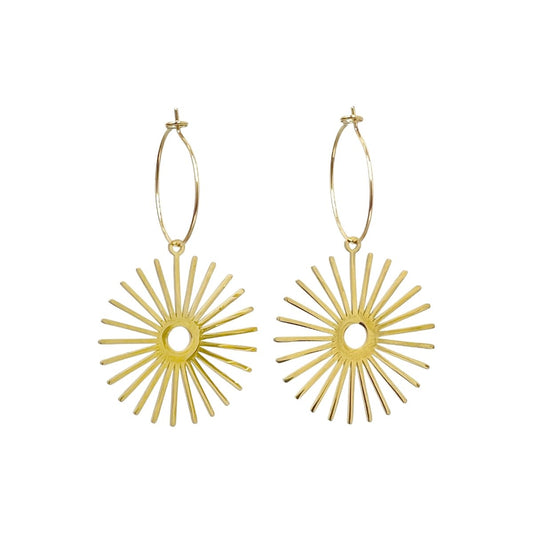 Sunshine Hoop Earrings - Sunday Girl by Amy DiLamarraEarrings