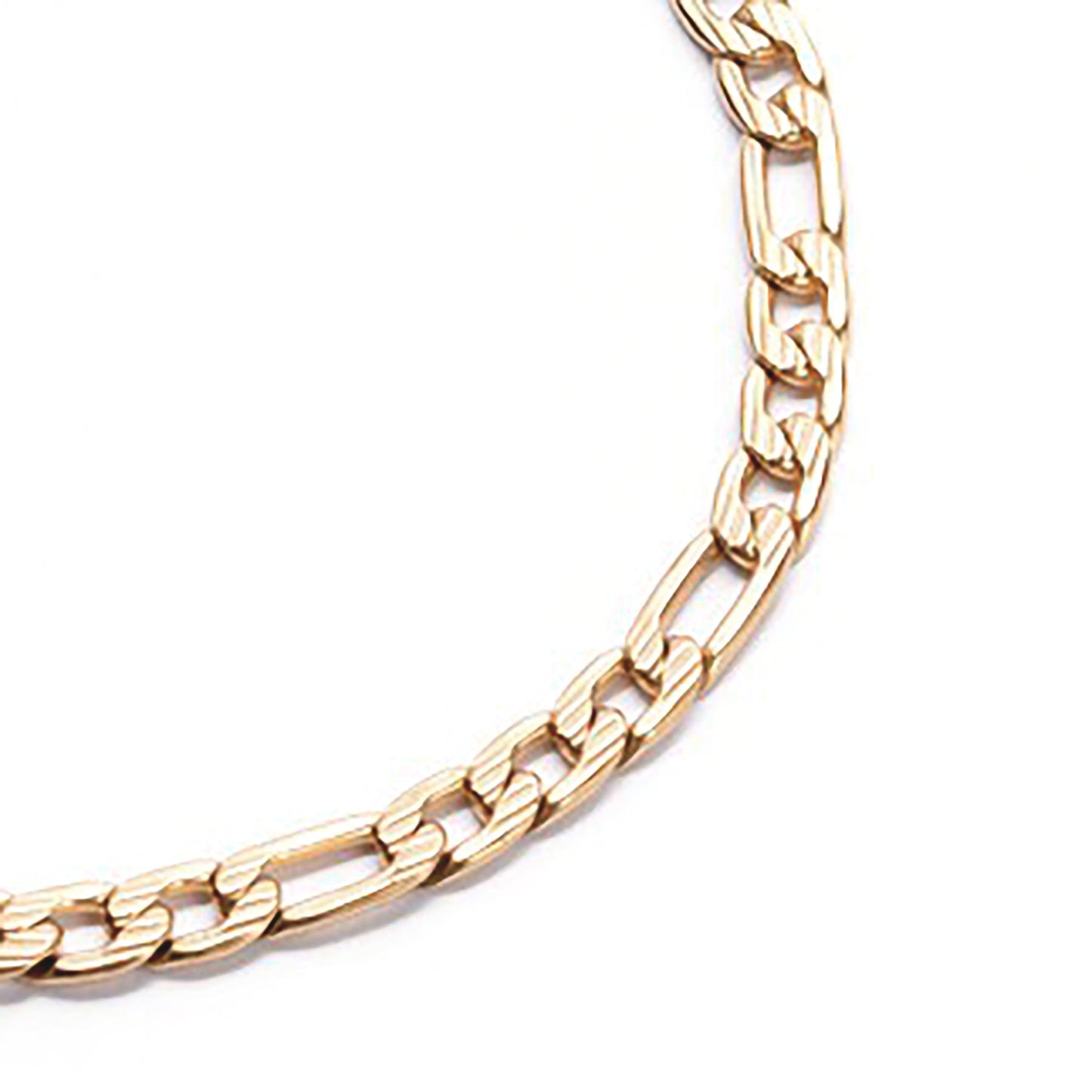 Trinity Chunky Mixed Curb Chain Collar Necklace